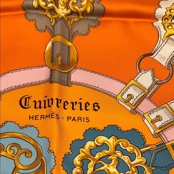 Hermes Cuiveries Scarf - Picture 2 of 8